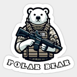 Tactical Polar Bear Sticker